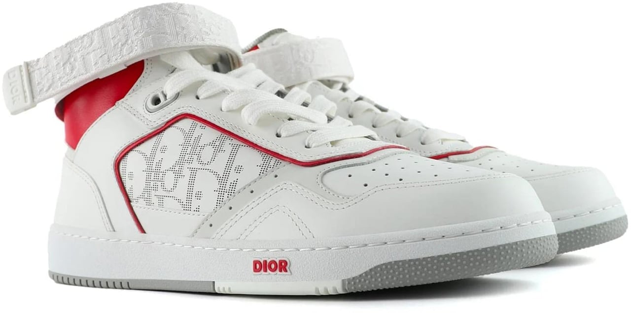 Dior Dior B27 High-Top Sneakers Wit