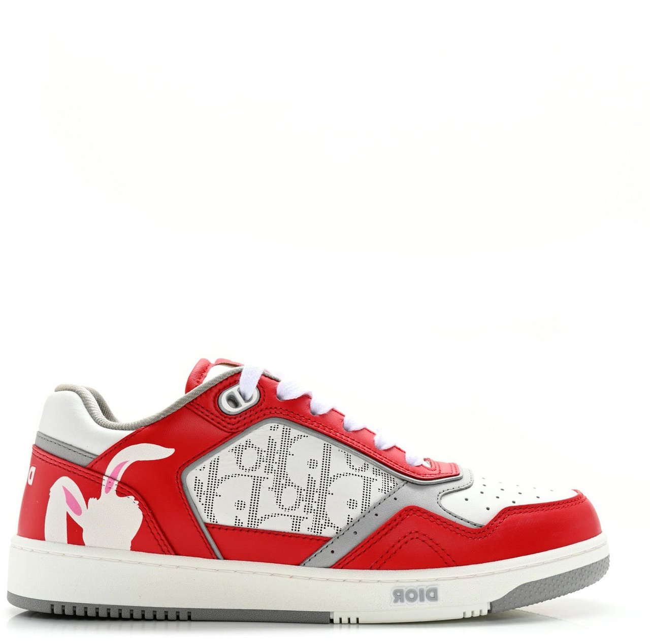 Dior Dior Oblique Rabbit Motif Sneakers Rood