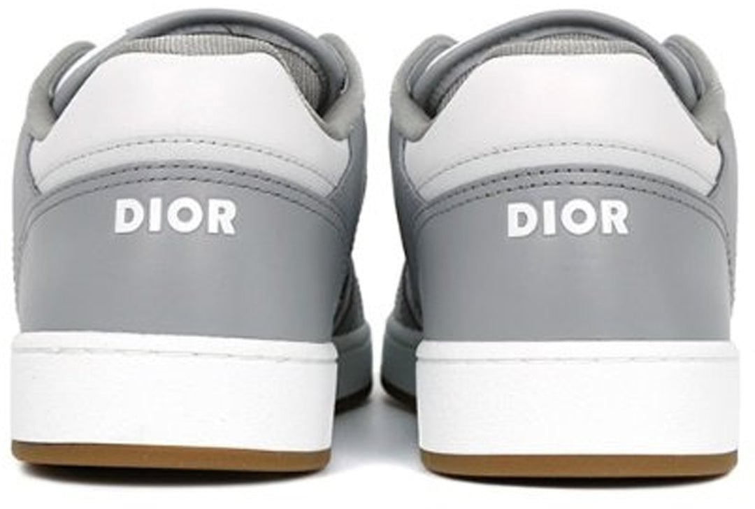Dior Dior Oblique Leather Sneakers Grijs
