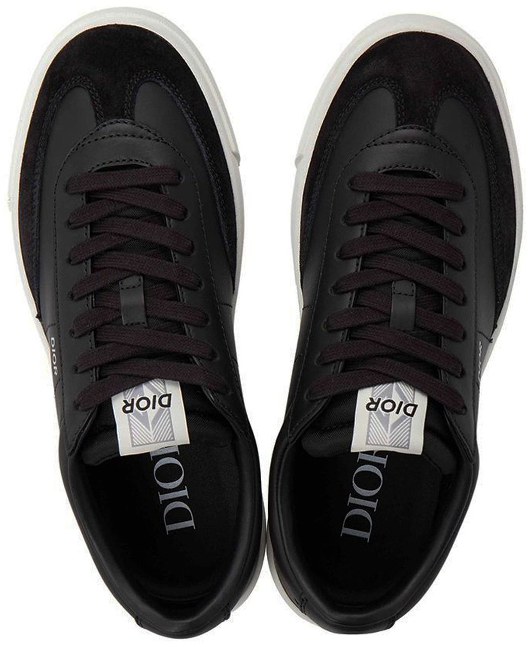 Dior Dior Leather Sneakers Zwart