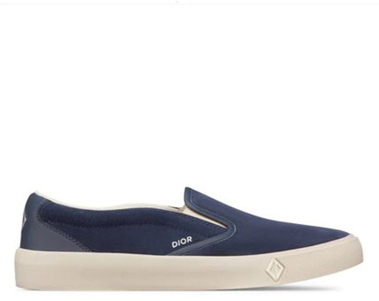 Dior Dior Leather Slip-On Sneakers Blauw