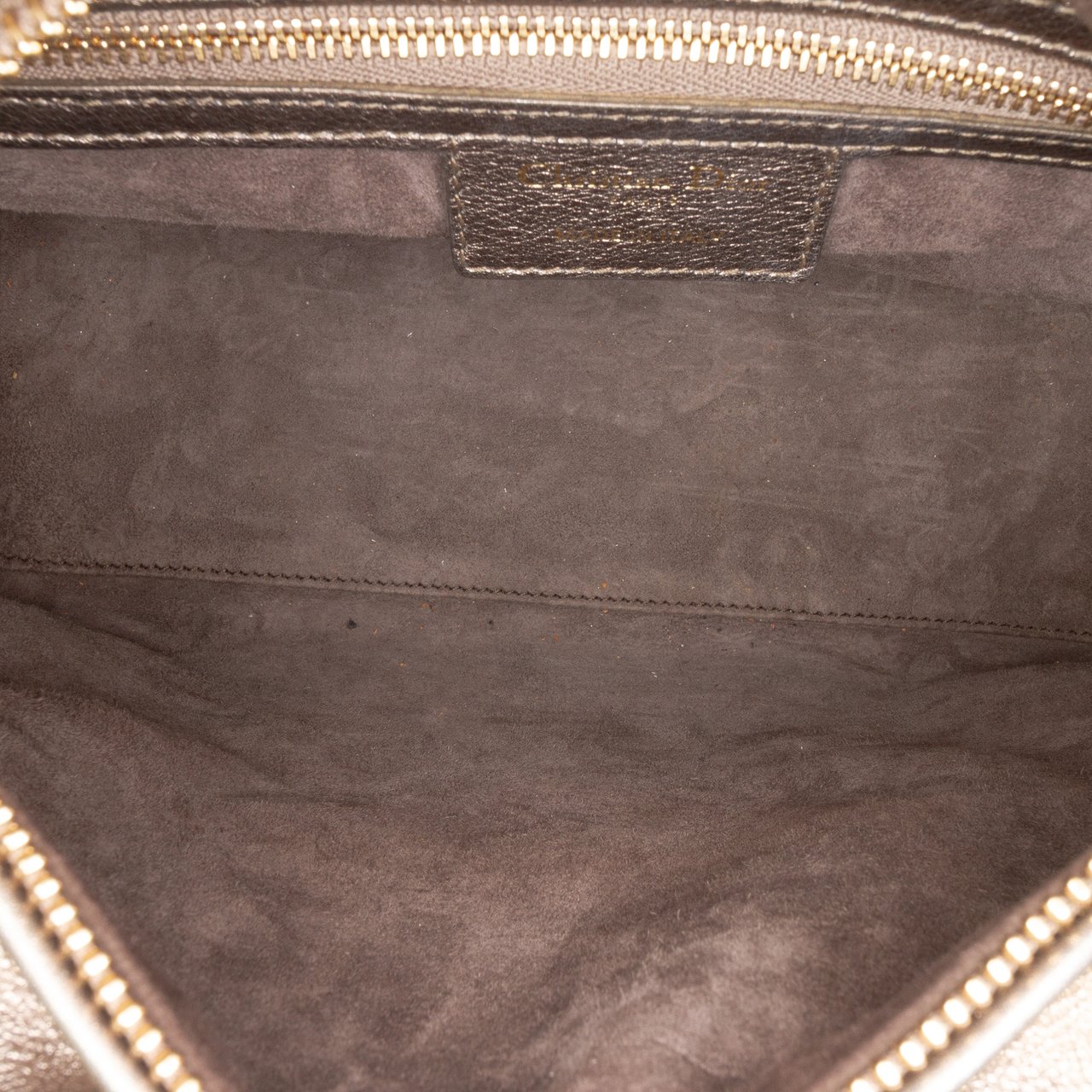 Dior Medium Lambskin Cannage Lady Dior Goud