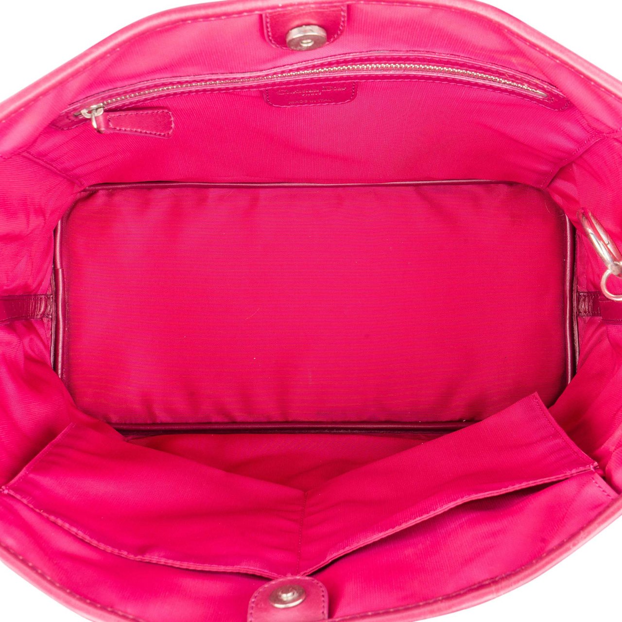 Dior Christian Dior Quilted Coated Lady Dior Shopper Handbag Roze
