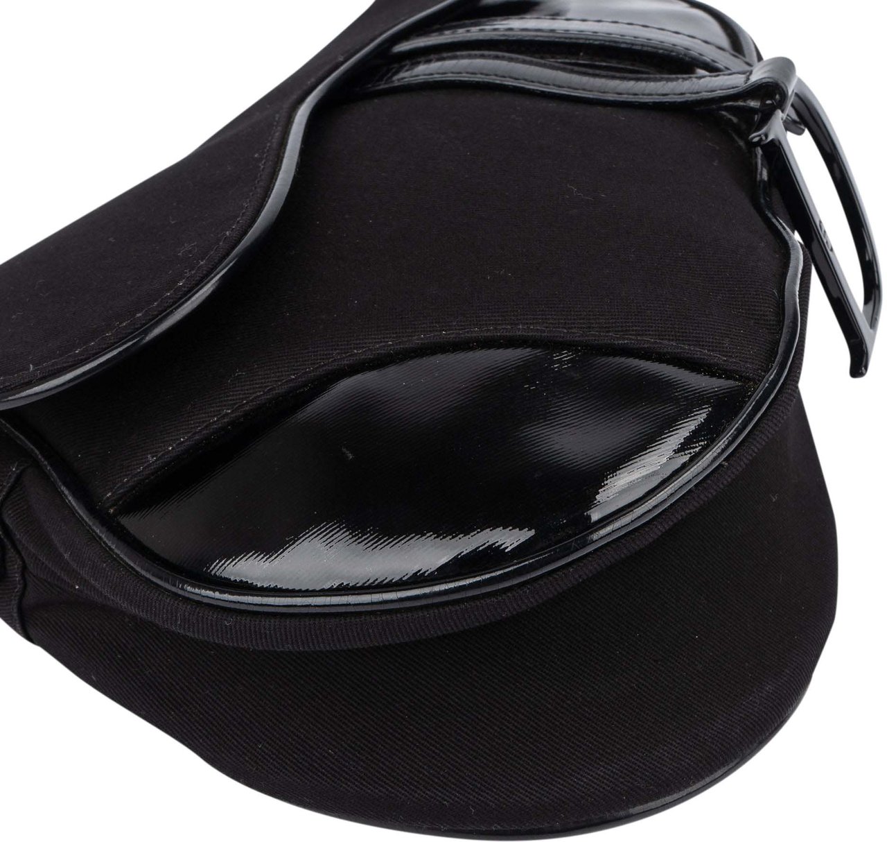 Dior Christian Dior Classic Noir Saddle Handbag Zwart