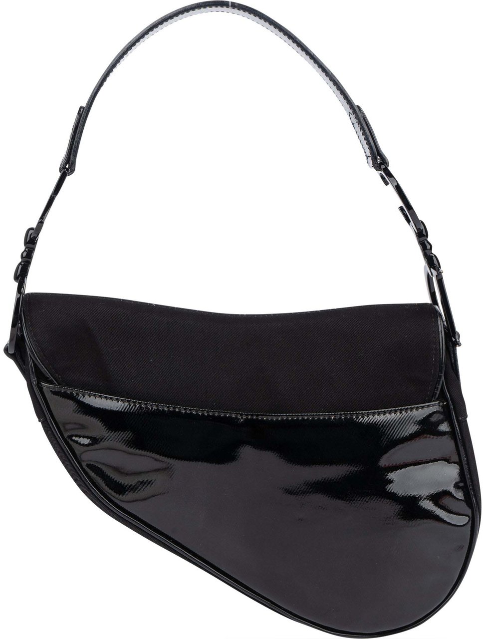 Dior Christian Dior Classic Noir Saddle Handbag Zwart