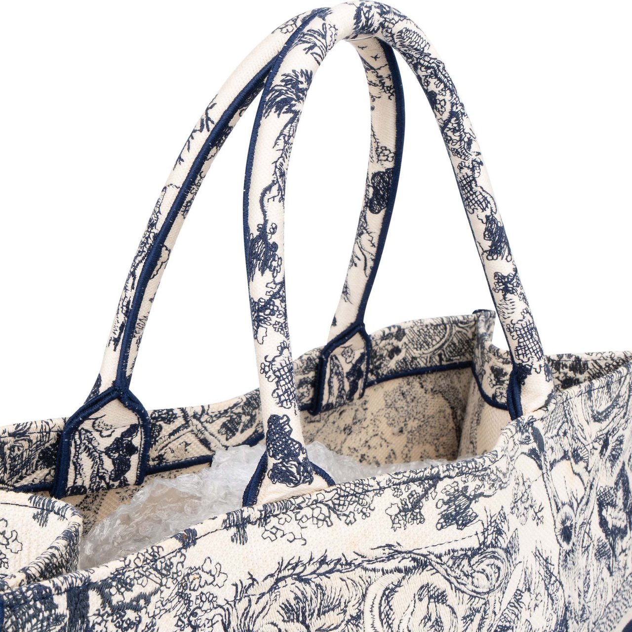 Dior Christian Dior Dioriviera Monogram Large Book Tote Handbag Blauw