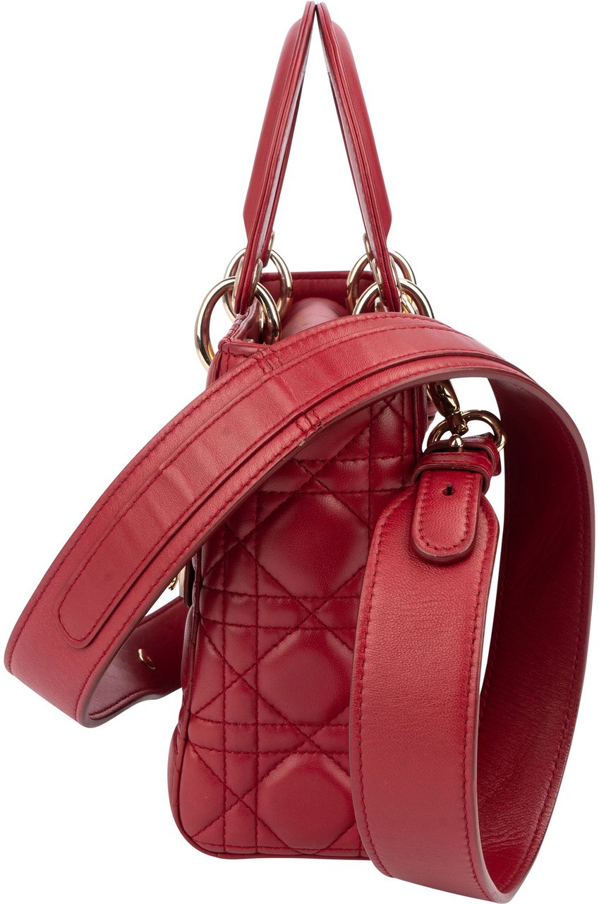 Dior Christian Dior Quilted Leather ABC Lady Dior Handbag Divers