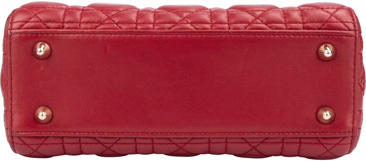 Dior Christian Dior Quilted Leather ABC Lady Dior Handbag Divers