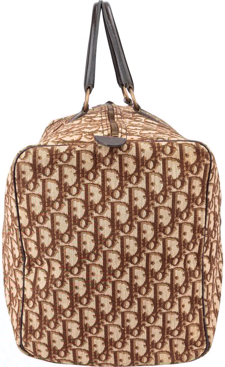 Dior Christian Dior Trotter Monogram Boston 45 Duffle Bag Bruin