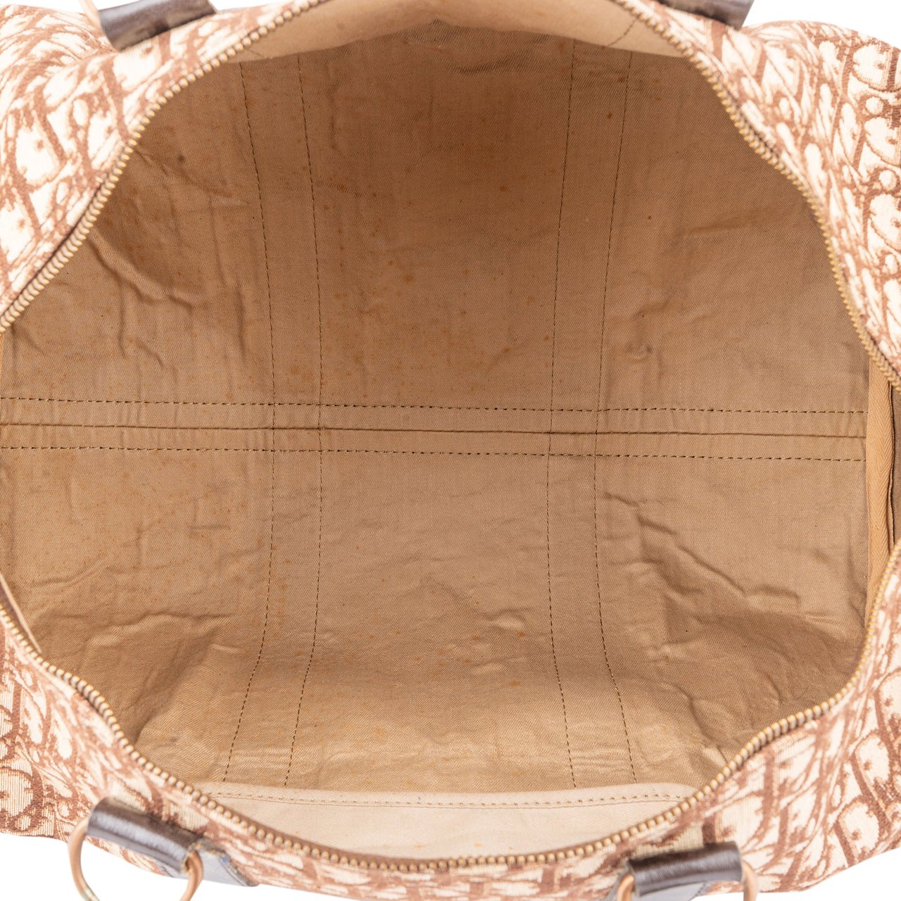 Dior Christian Dior Trotter Monogram Boston 45 Duffle Bag Bruin