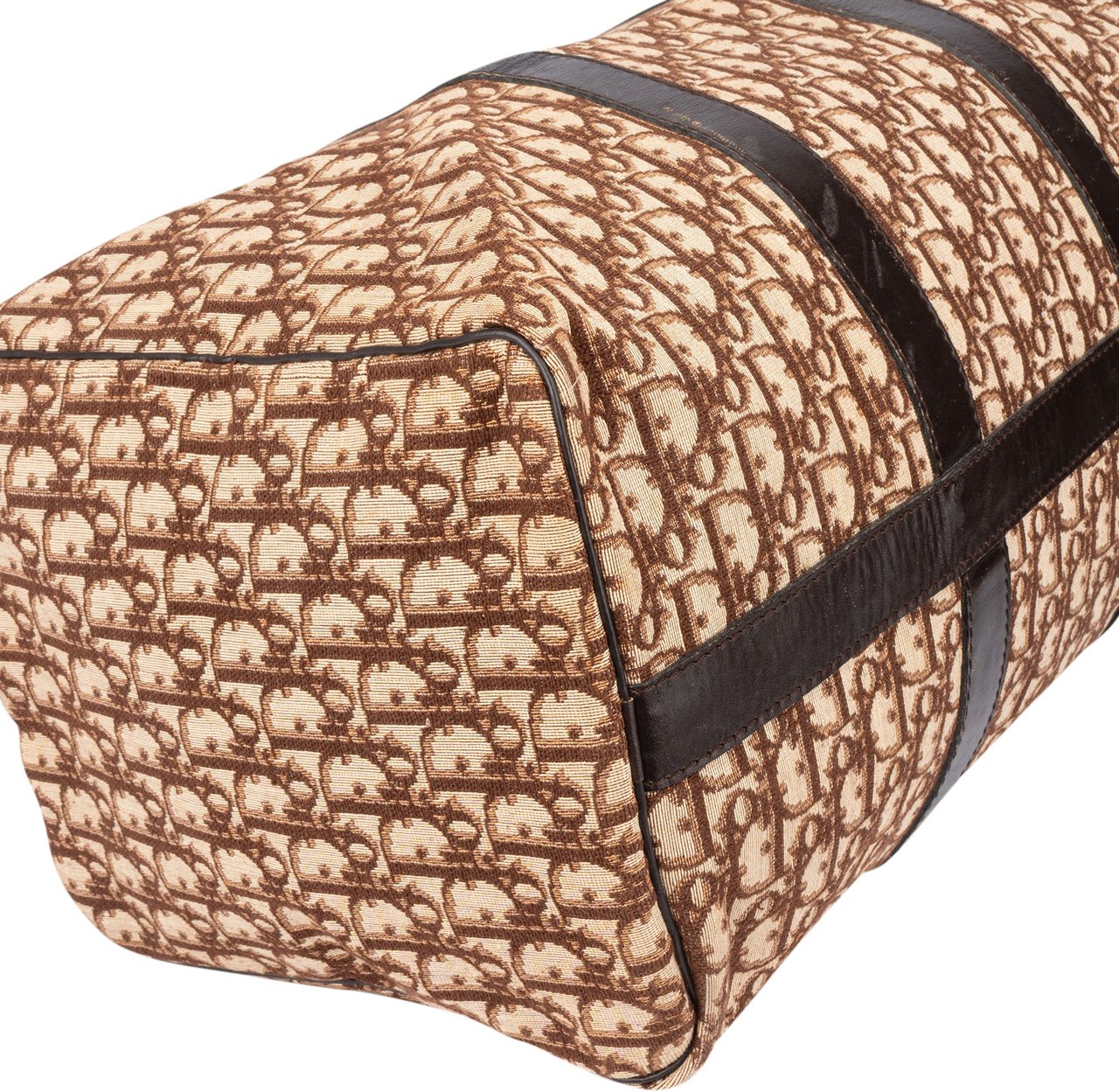 Dior Christian Dior Trotter Monogram Boston 45 Duffle Bag Bruin