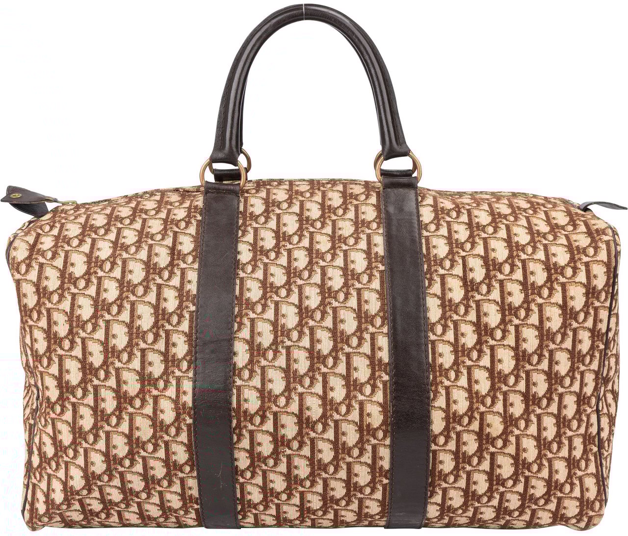 Dior Christian Dior Trotter Monogram Boston 45 Duffle Bag Bruin