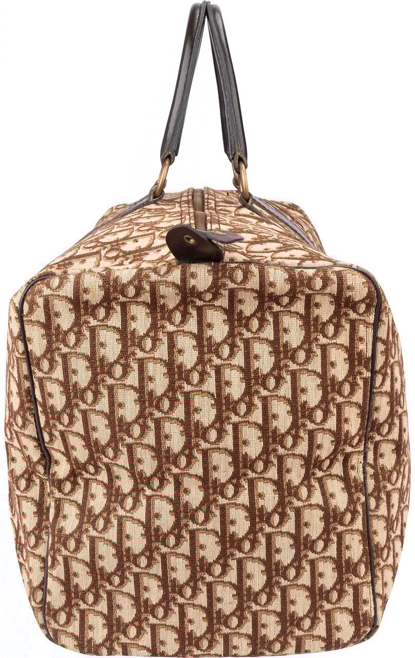 Dior Christian Dior Trotter Monogram Boston 45 Duffle Bag Bruin