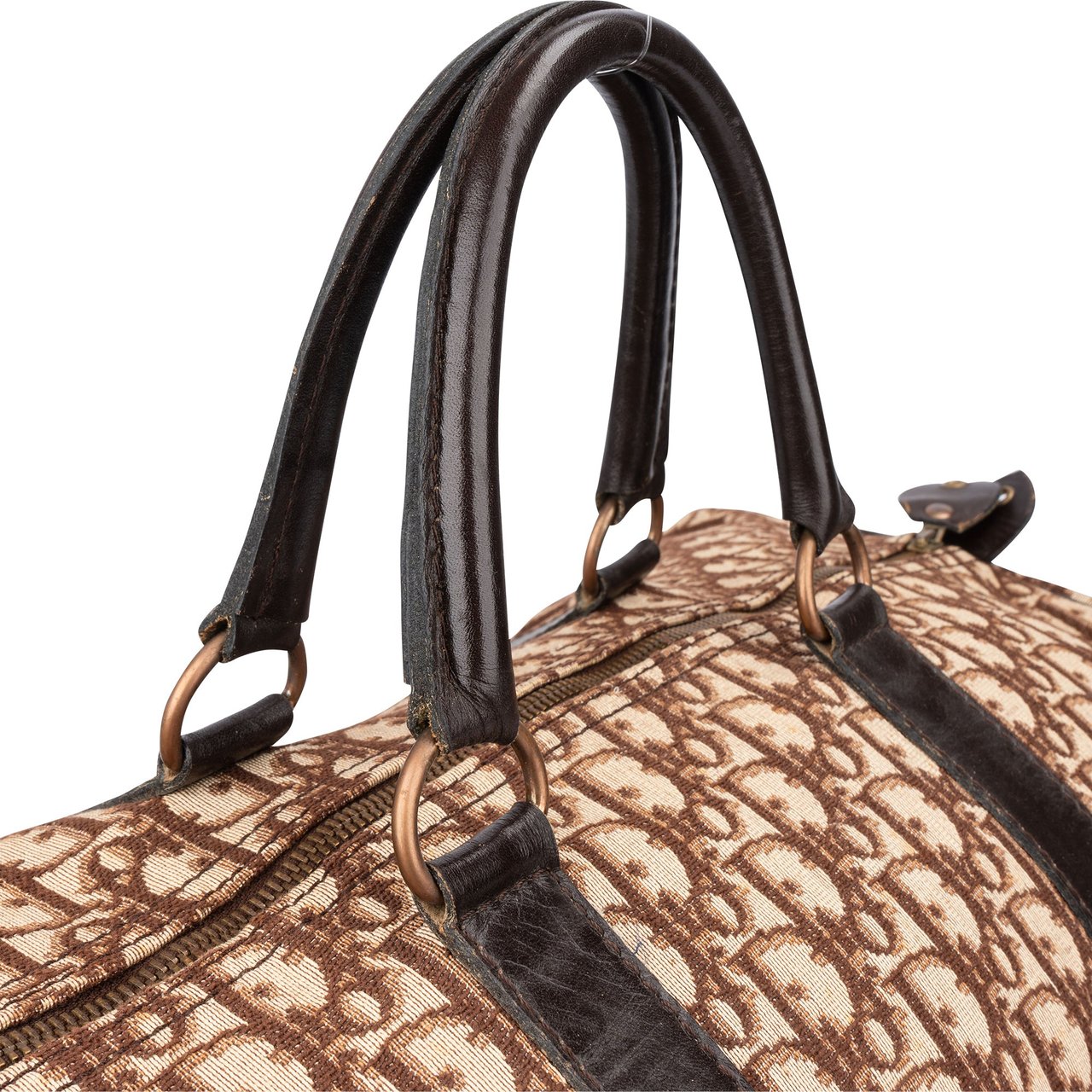 Dior Christian Dior Trotter Monogram Boston 45 Duffle Bag Bruin