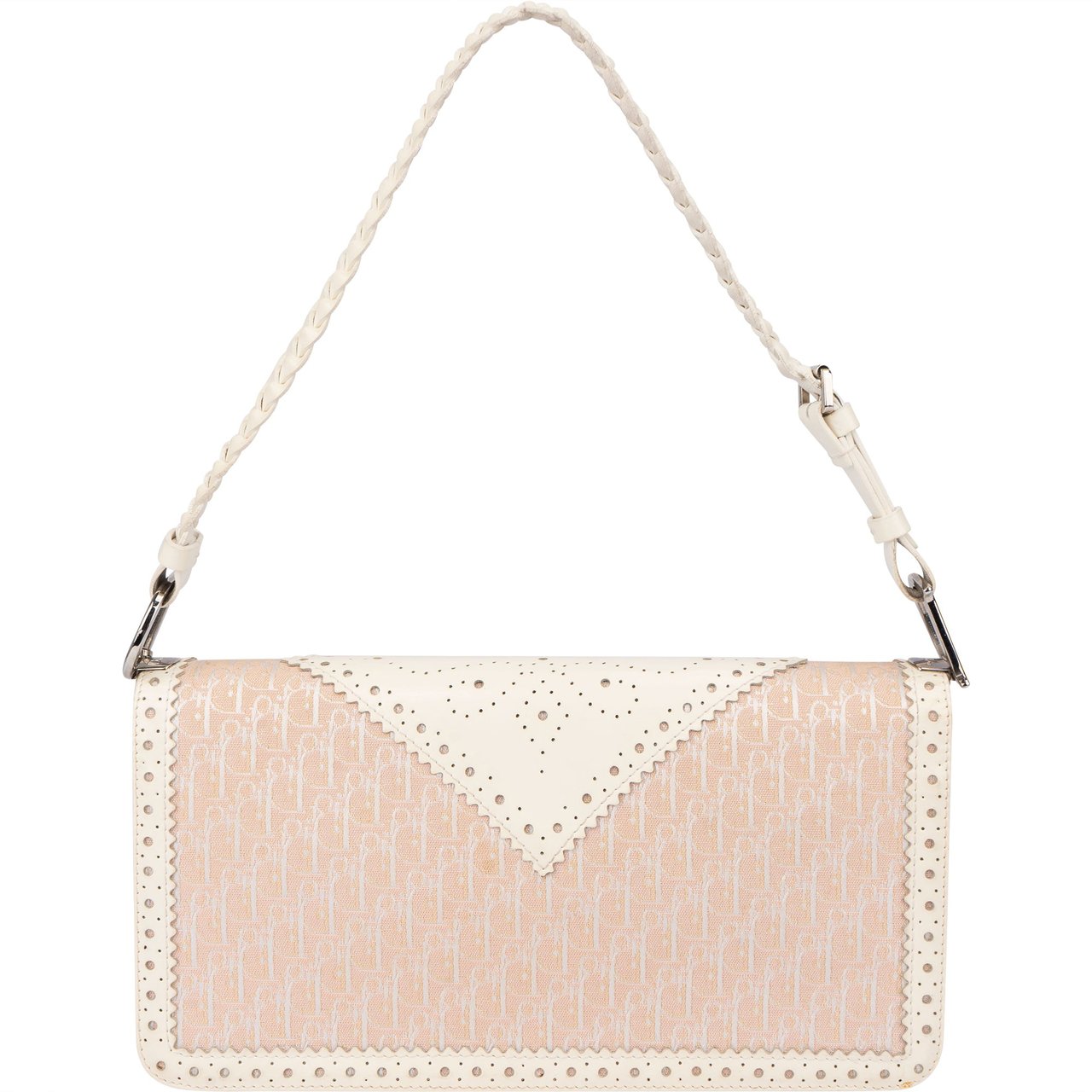 Dior Christian Dior Mini Trotter Monogram Shoulder Bag Rood