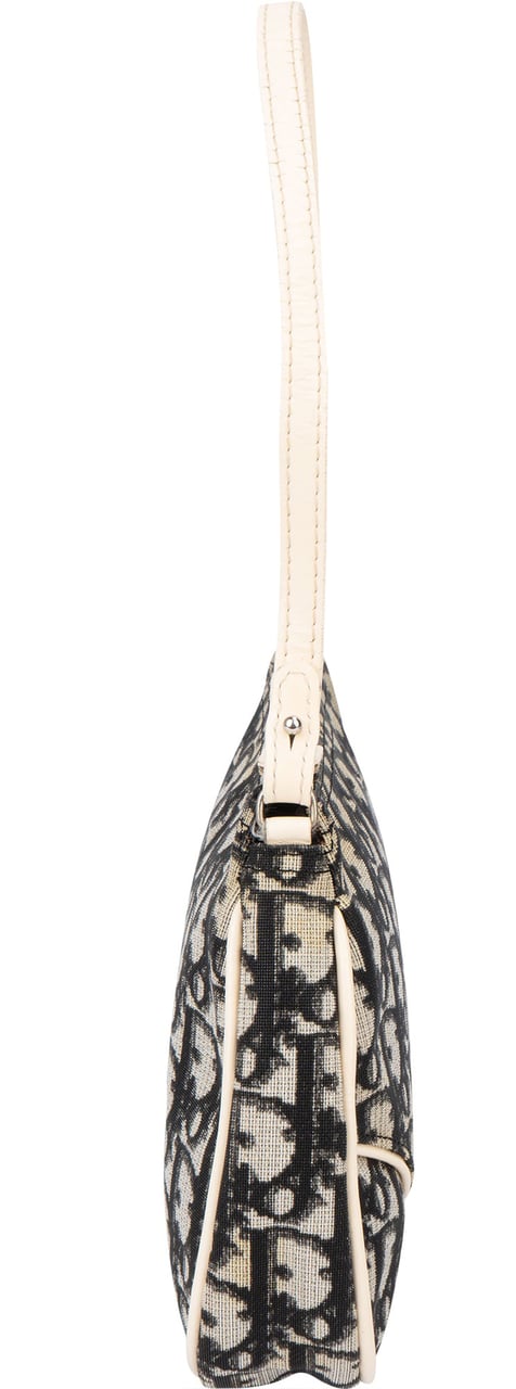 Dior Christian Dior Trotter Monogram Mini Saddle Bag Handbag Blauw