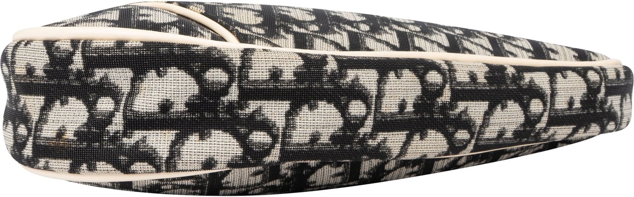 Dior Christian Dior Trotter Monogram Mini Saddle Bag Handbag Blauw