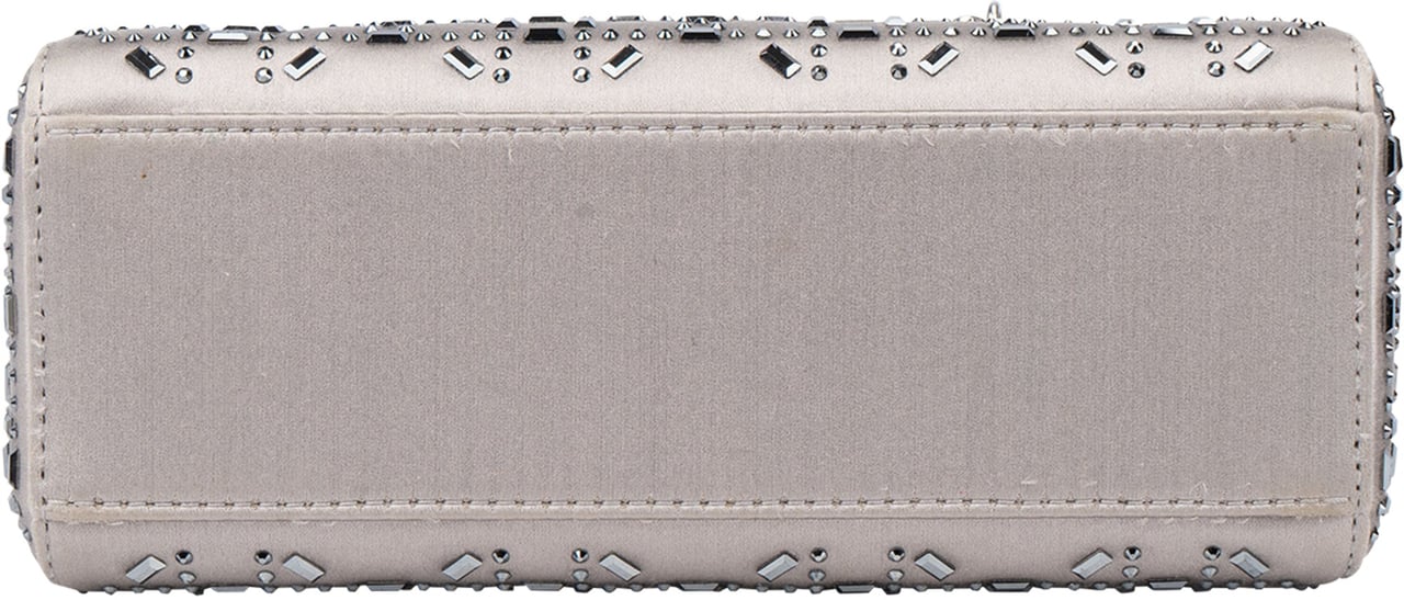 Dior Christian Dior Limited Satin Mini Lady Dior Handbag Divers