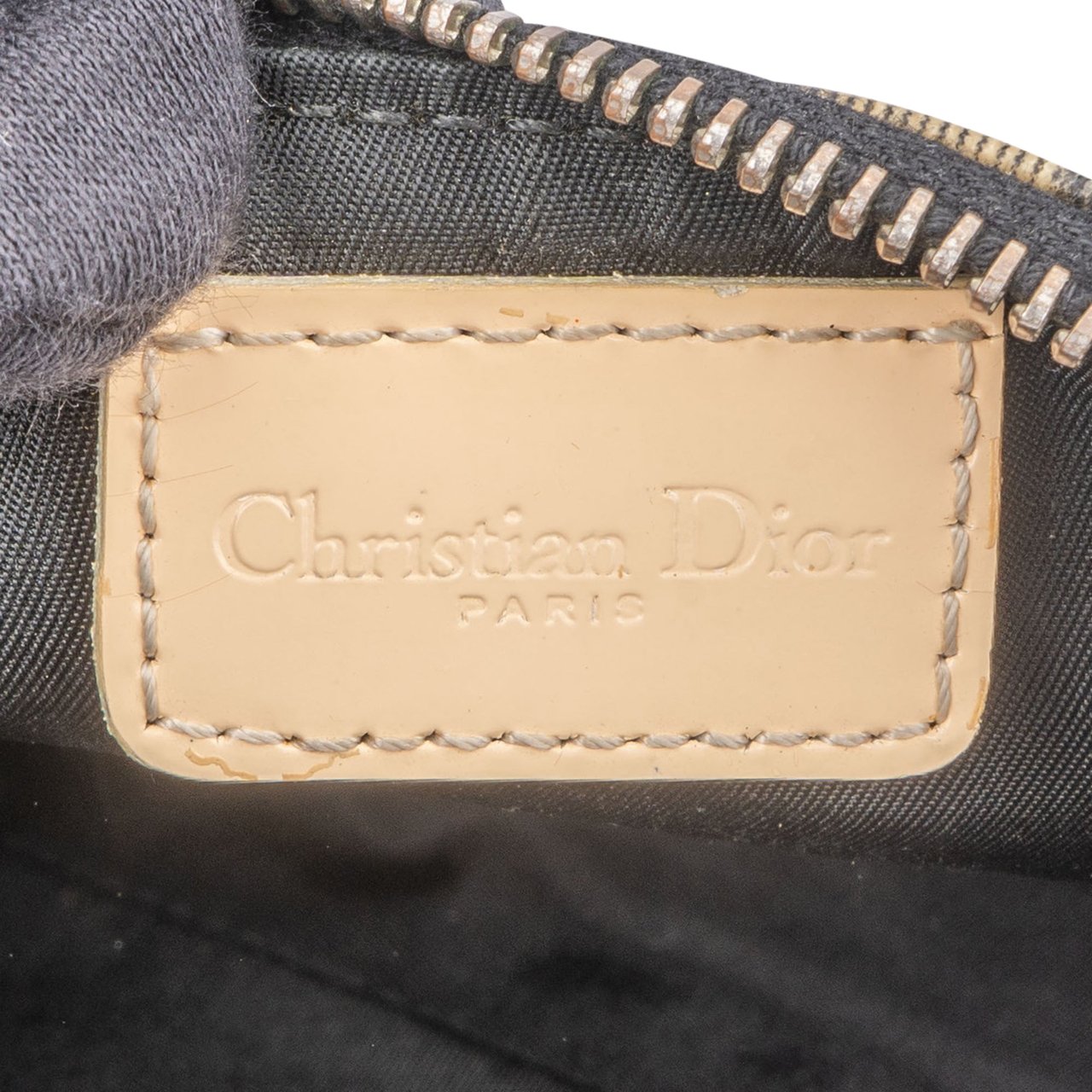 Dior Christian Dior Trotter Monogram Mini Saddle Handbag Blauw