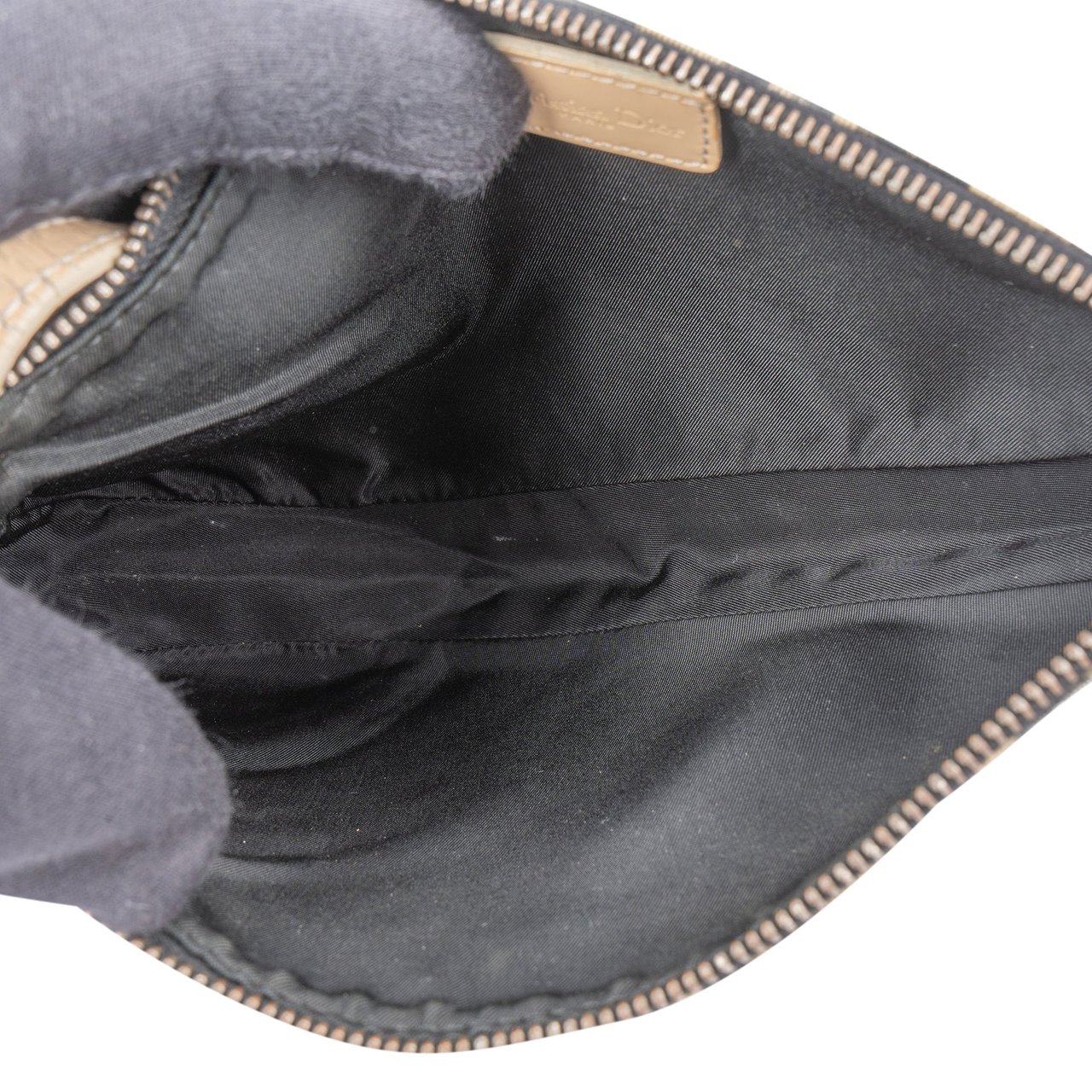 Dior Christian Dior Trotter Monogram Mini Saddle Handbag Blauw