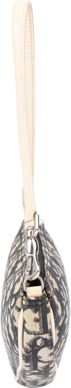 Dior Christian Dior Trotter Monogram Mini Saddle Handbag Blauw