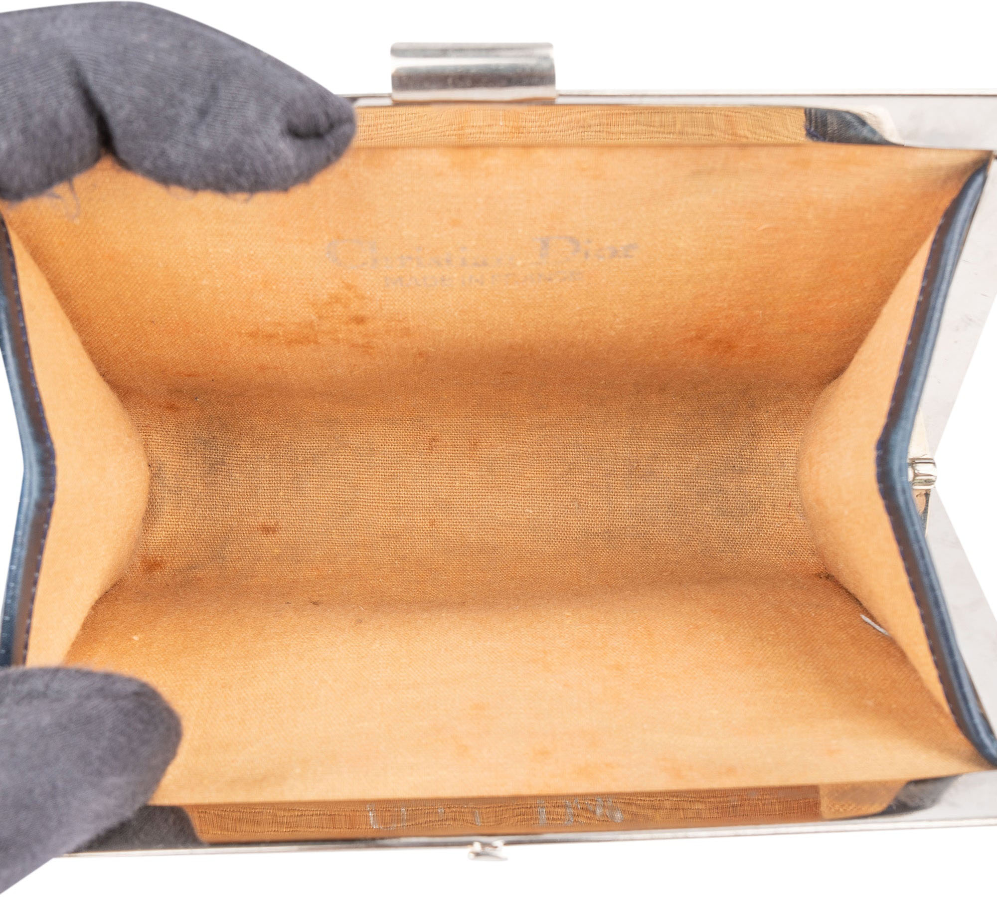 Dior Christian Dior Trotter Monogram Coin Wallet Zwart