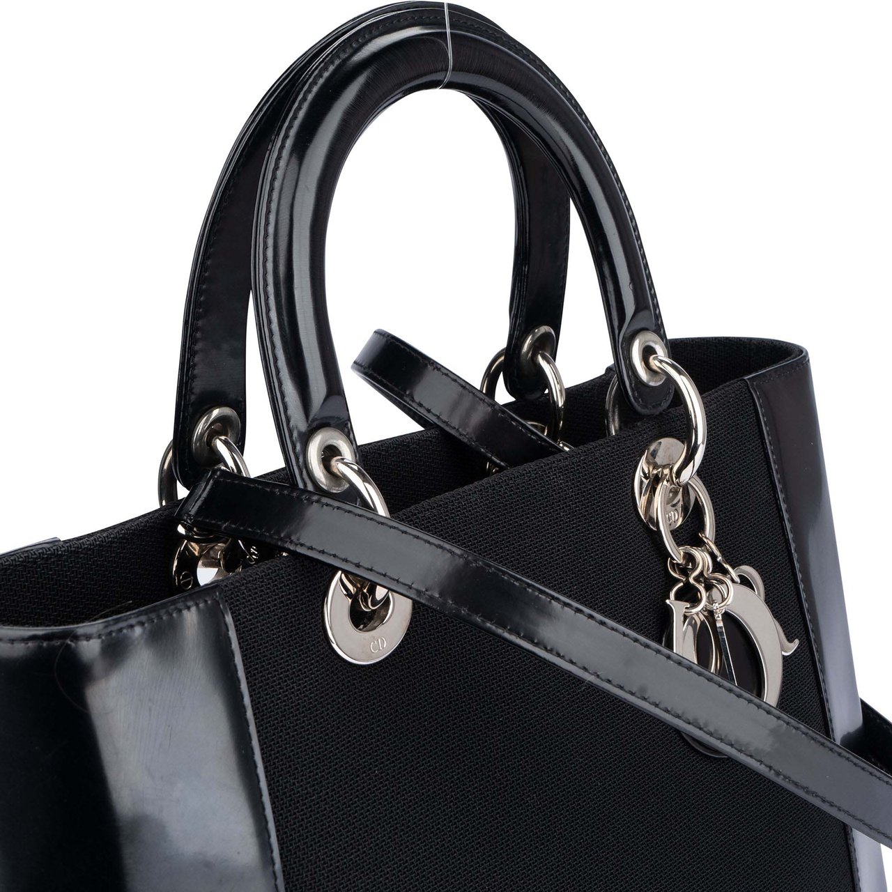 Dior Christian Dior Plain Large Lady Dior Handbag Divers