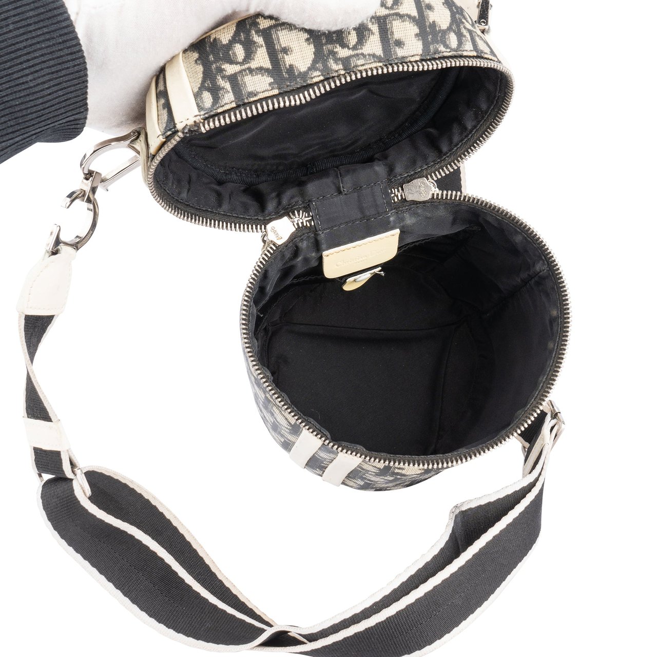 Dior Christian Dior Trotter Monogram No. 2 Bucket Crossbody Bag Divers
