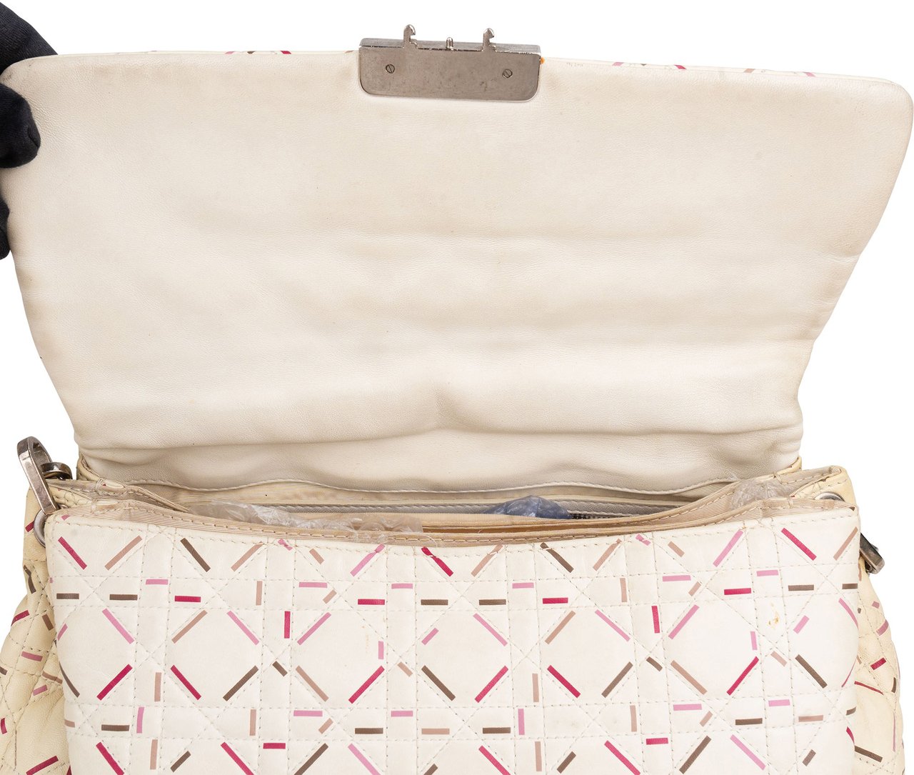 Dior Christian Dior Quilted Leather Miss Dior Shoulder Bag Wit