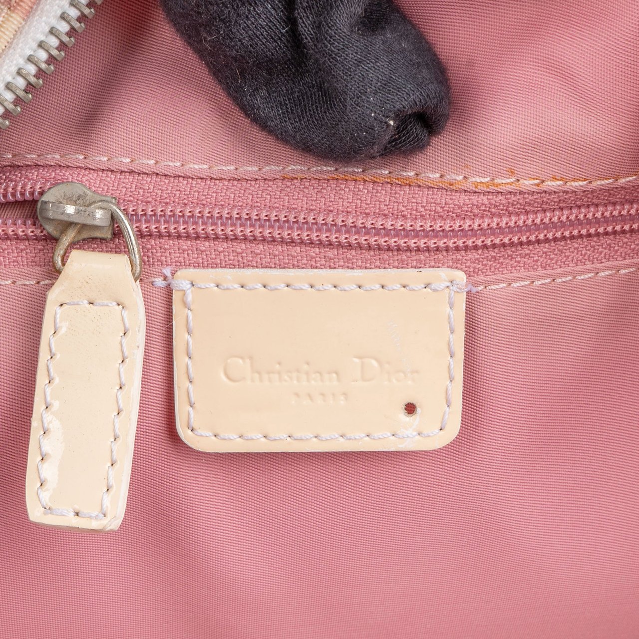 Dior Christian Dior Trotter Monogram No. 1 Handbag Rood