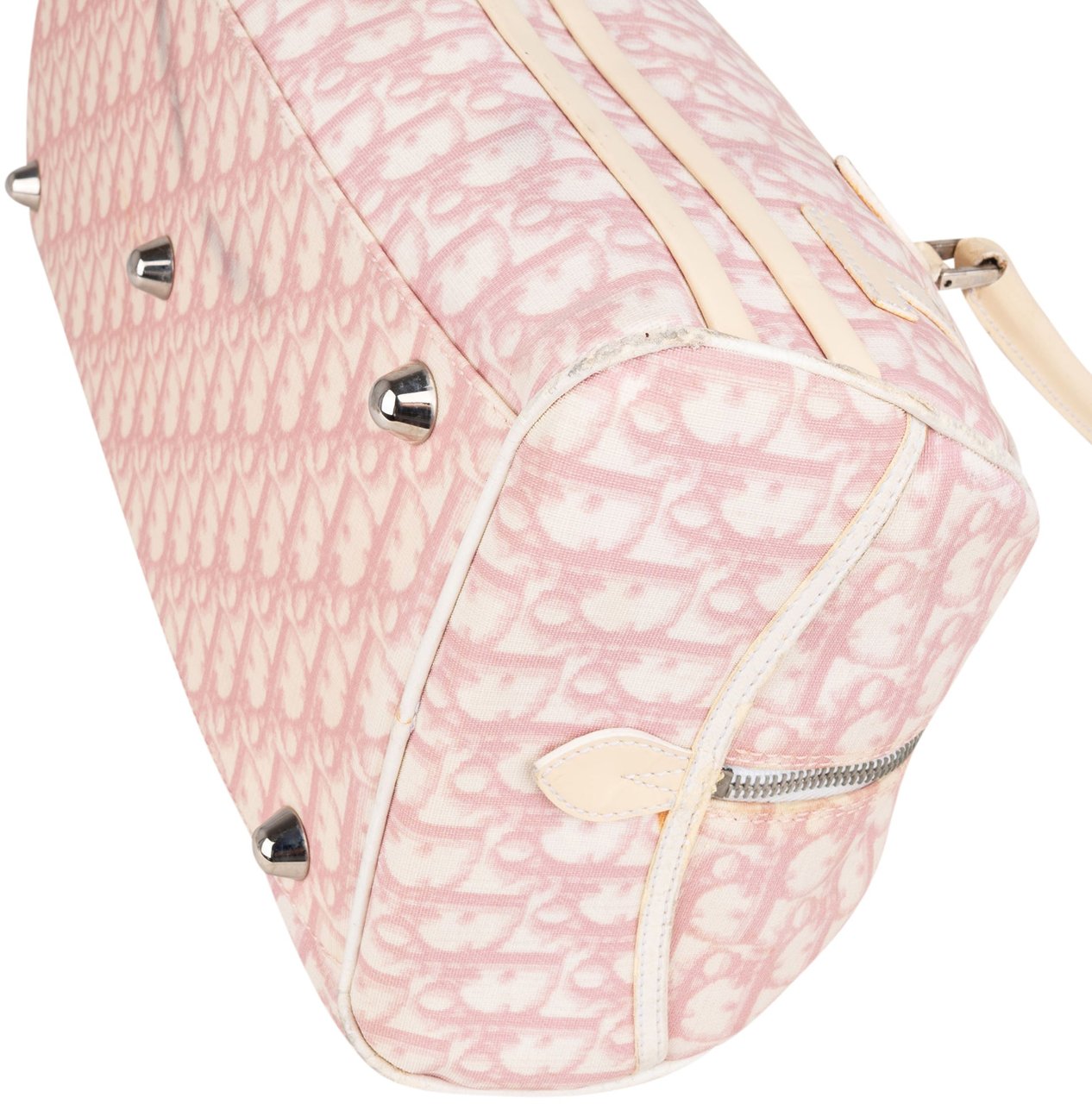 Dior Christian Dior Trotter Monogram No. 1 Handbag Rood