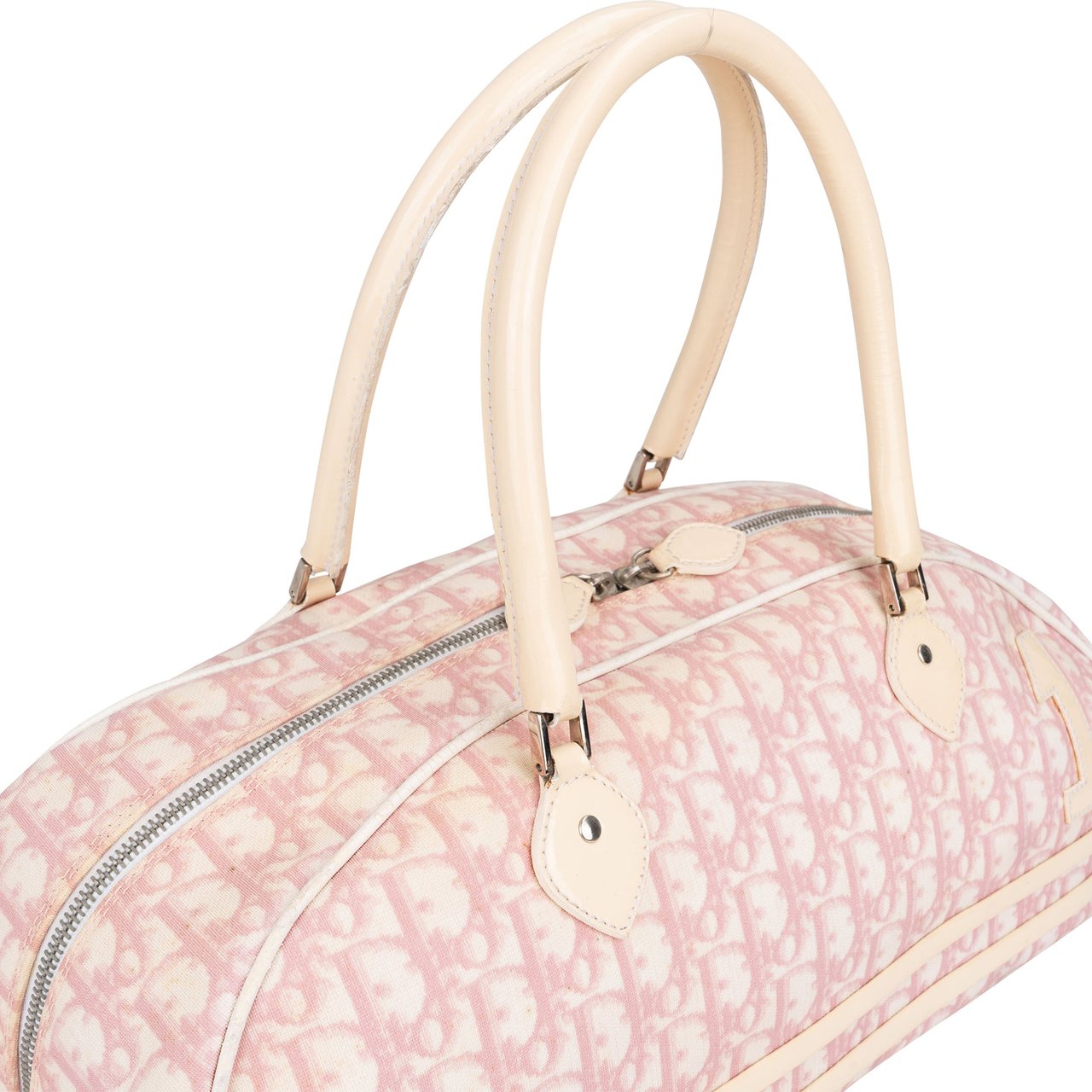 Dior Christian Dior Trotter Monogram No. 1 Handbag Rood