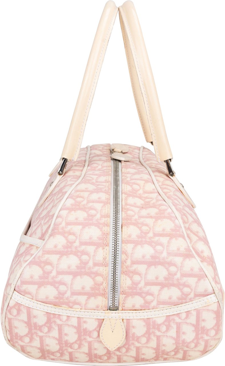 Dior Christian Dior Trotter Monogram No. 1 Handbag Rood