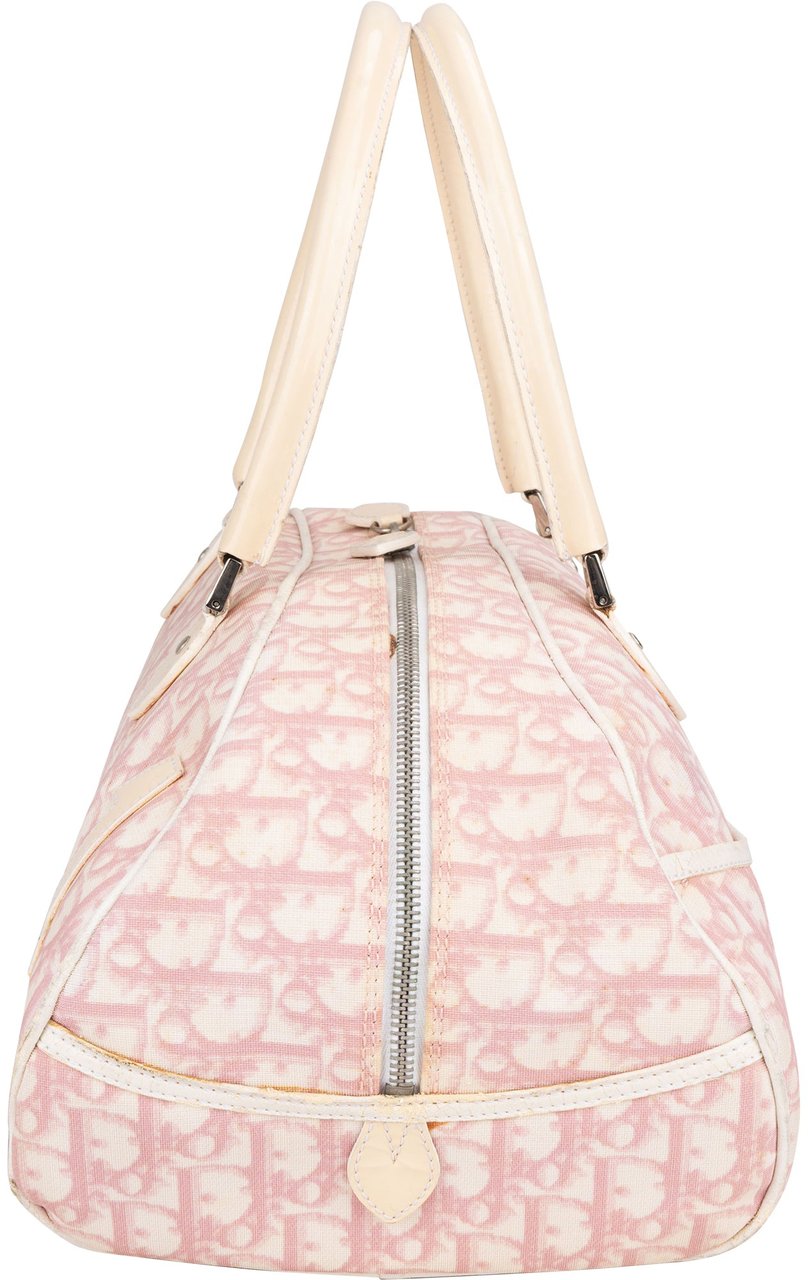 Dior Christian Dior Trotter Monogram No. 1 Handbag Rood