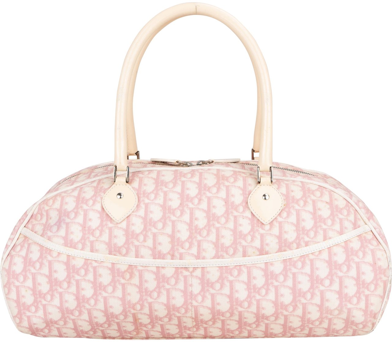 Dior Christian Dior Trotter Monogram No. 1 Handbag Rood