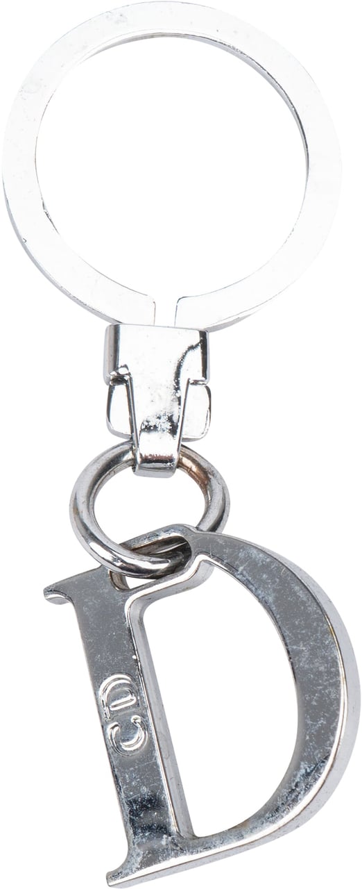 Dior Christian Dior Silver Tone D Bags Pendant Divers