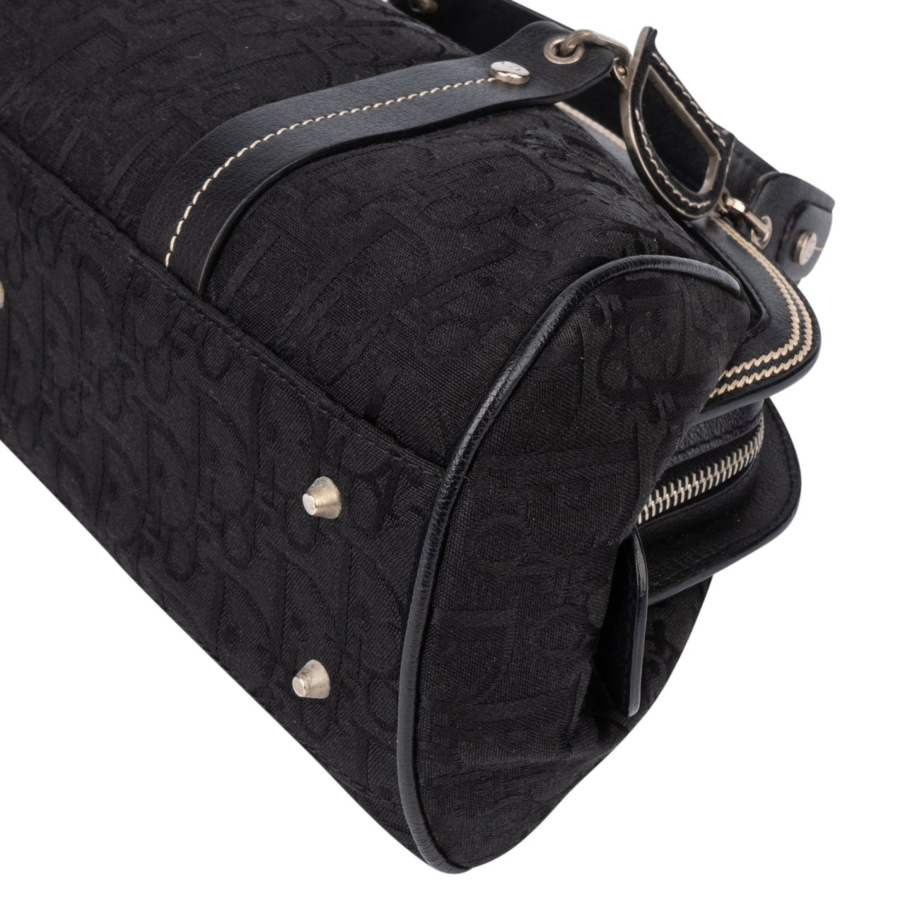 Dior Christian Dior Trotter Monogram Diorissimo Handbag Zwart