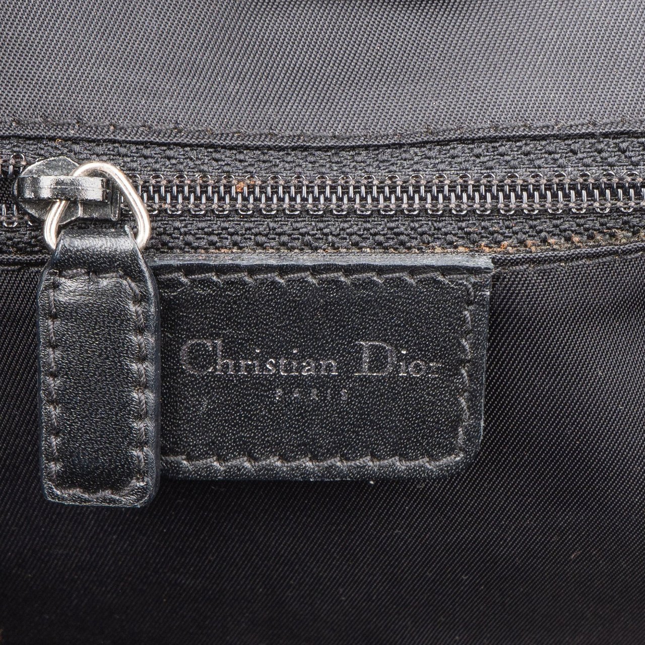 Dior Christian Dior Trotter Monogram Diorissimo Handbag Zwart