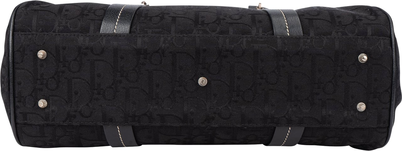 Dior Christian Dior Trotter Monogram Diorissimo Handbag Zwart