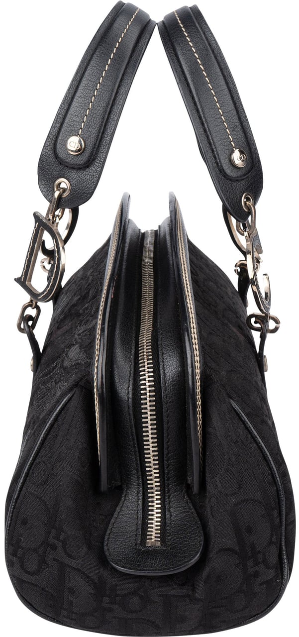 Dior Christian Dior Trotter Monogram Diorissimo Handbag Zwart