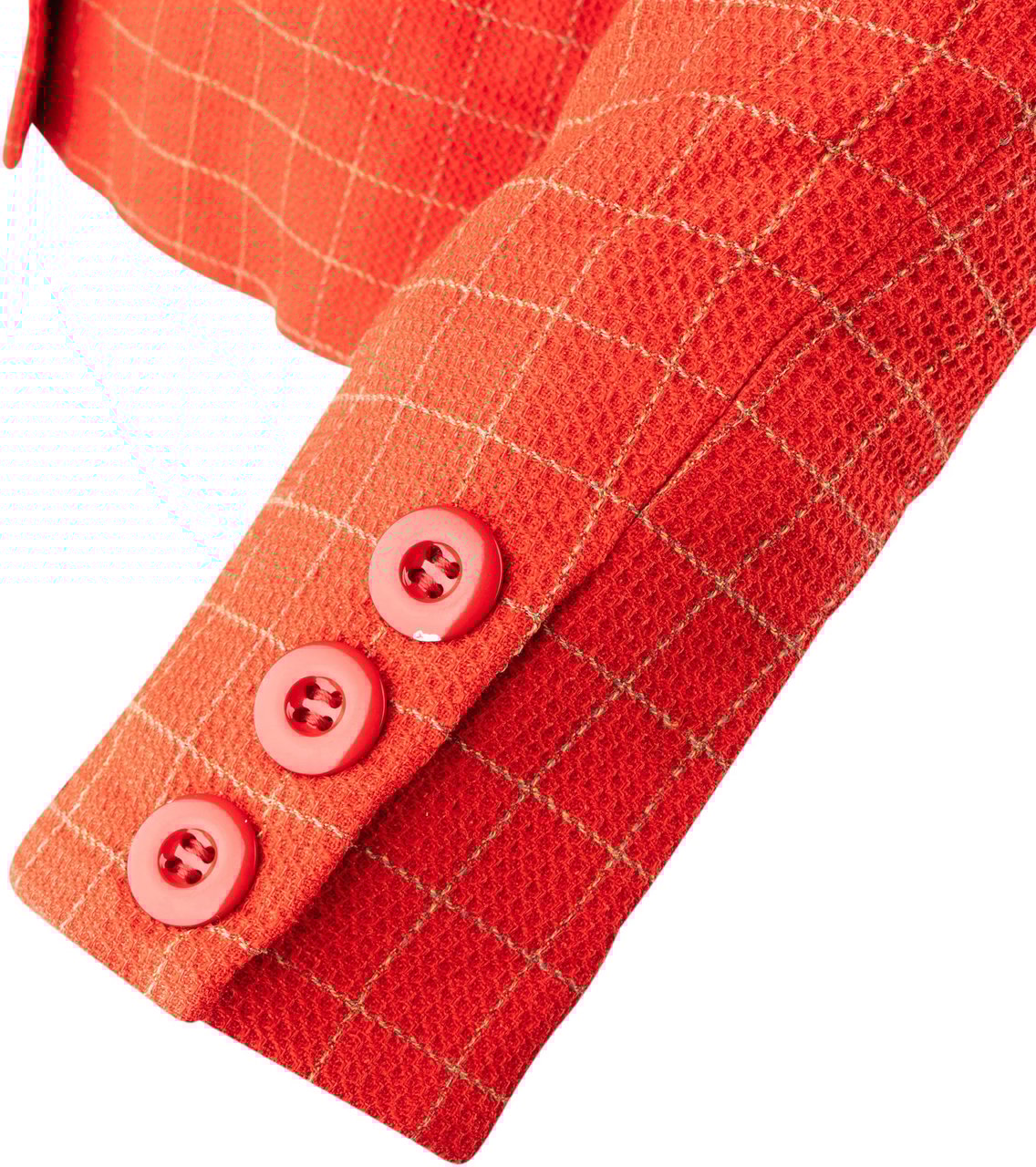 Dior Christian Dior Striped Lady Jacket (D38 / FR40) Rood