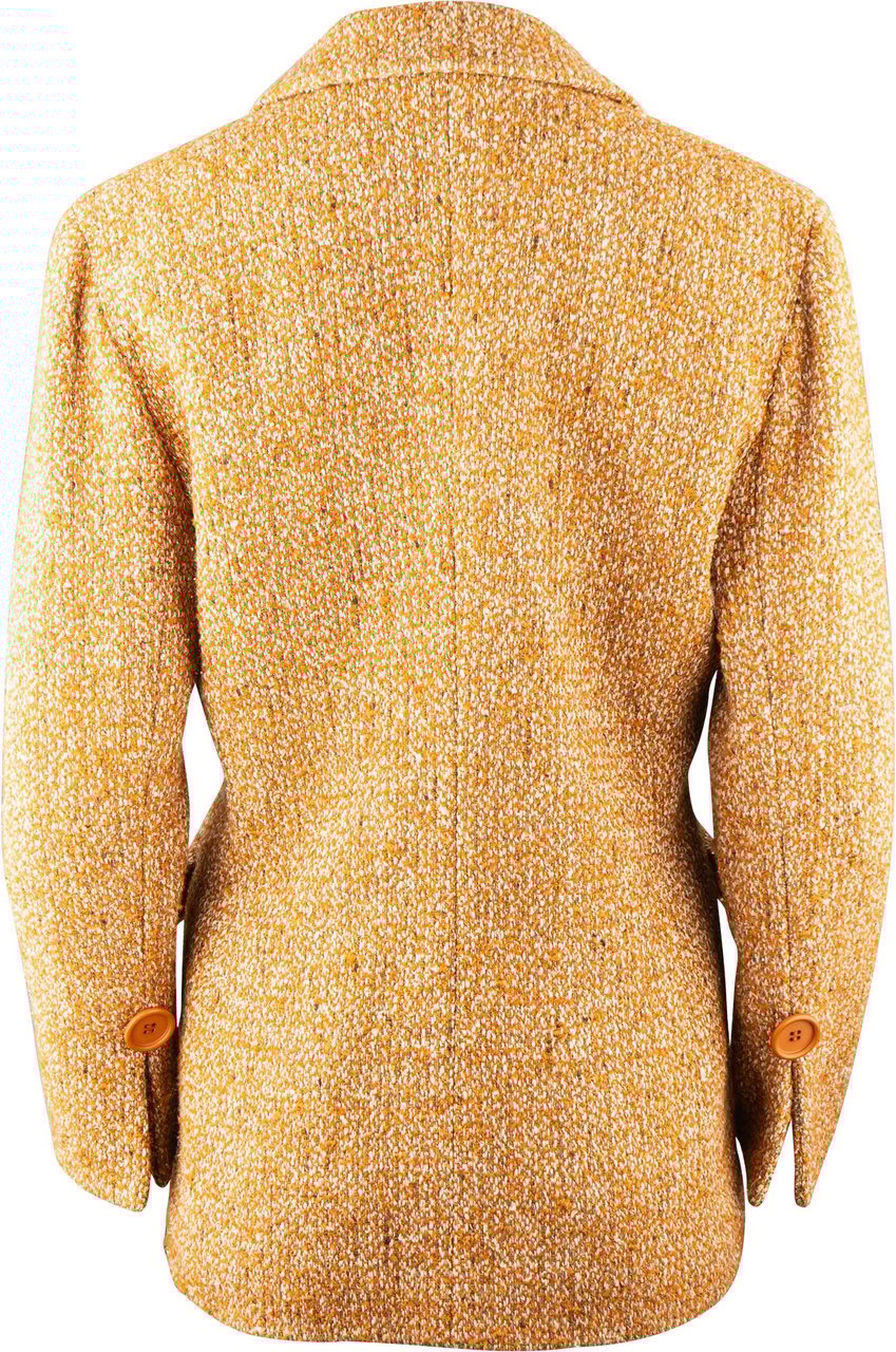 Dior Christian Dior Tweed Wool Jacket (DE38 / FR40) Bruin