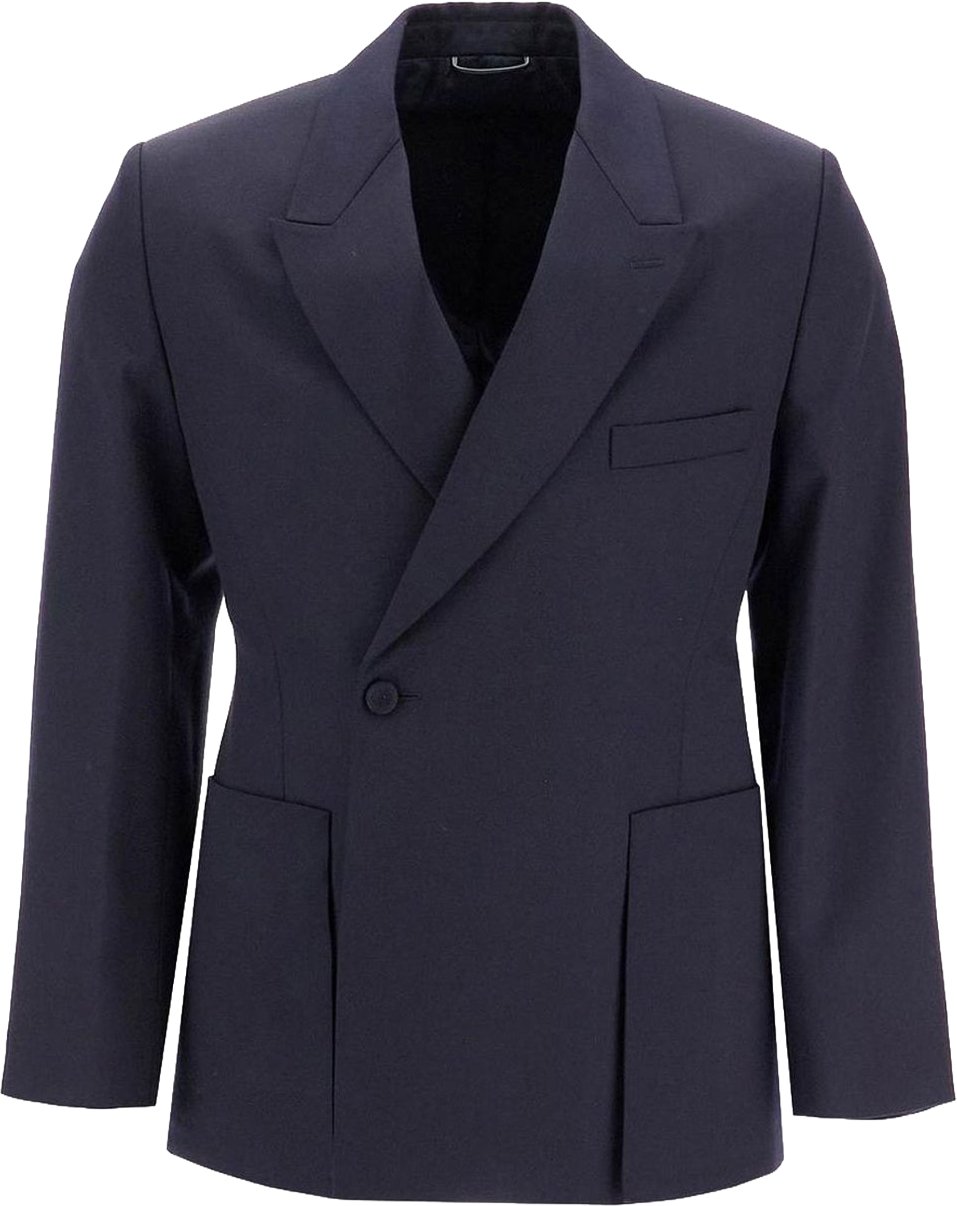Dior Dior Wool Blazer Jacket Blauw