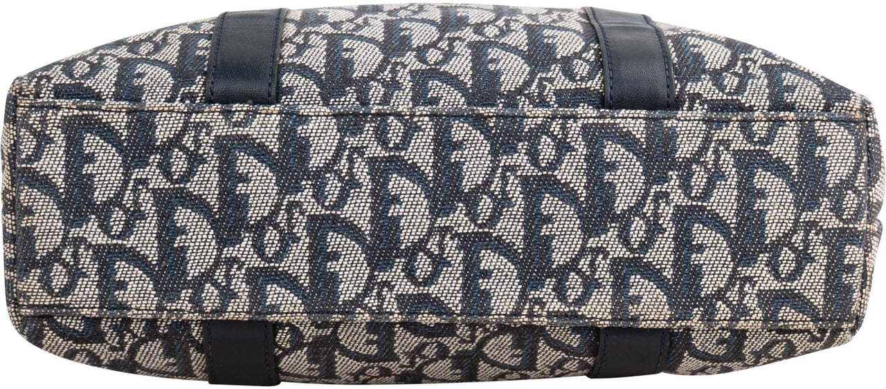 Dior Christian Dior Trotter Monogram Handbag Blauw