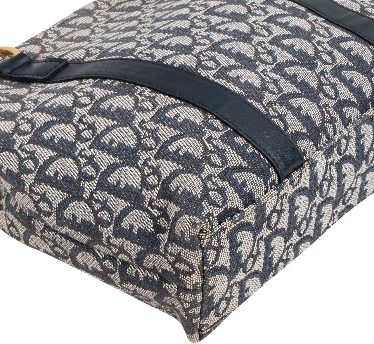 Dior Christian Dior Trotter Monogram Handbag Blauw