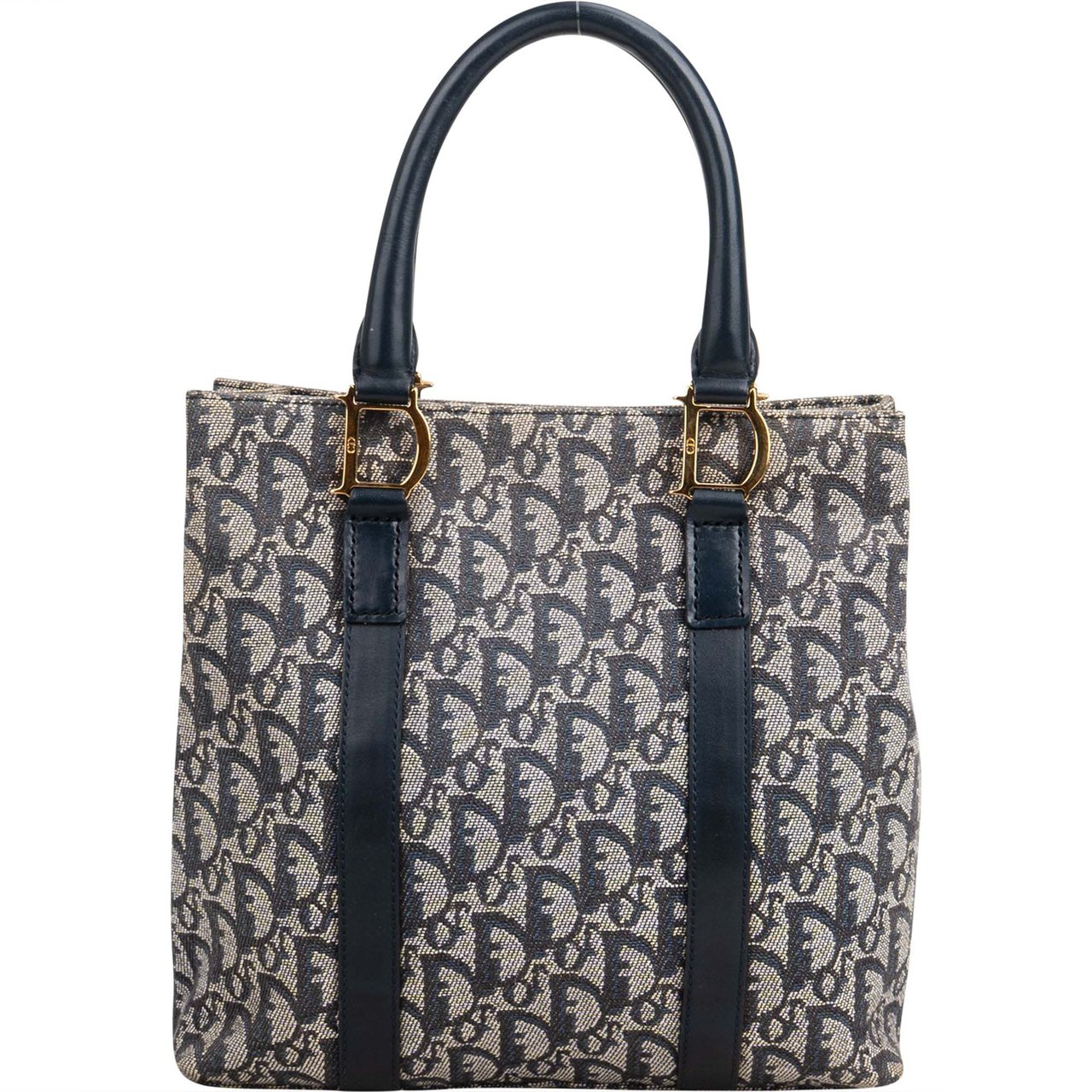 Dior Christian Dior Trotter Monogram Handbag Blauw