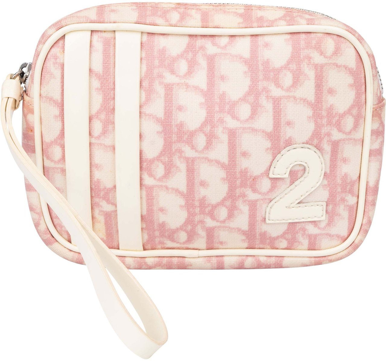 Dior Christian Dior Trotter Monogram No. 2 Pouch Rood