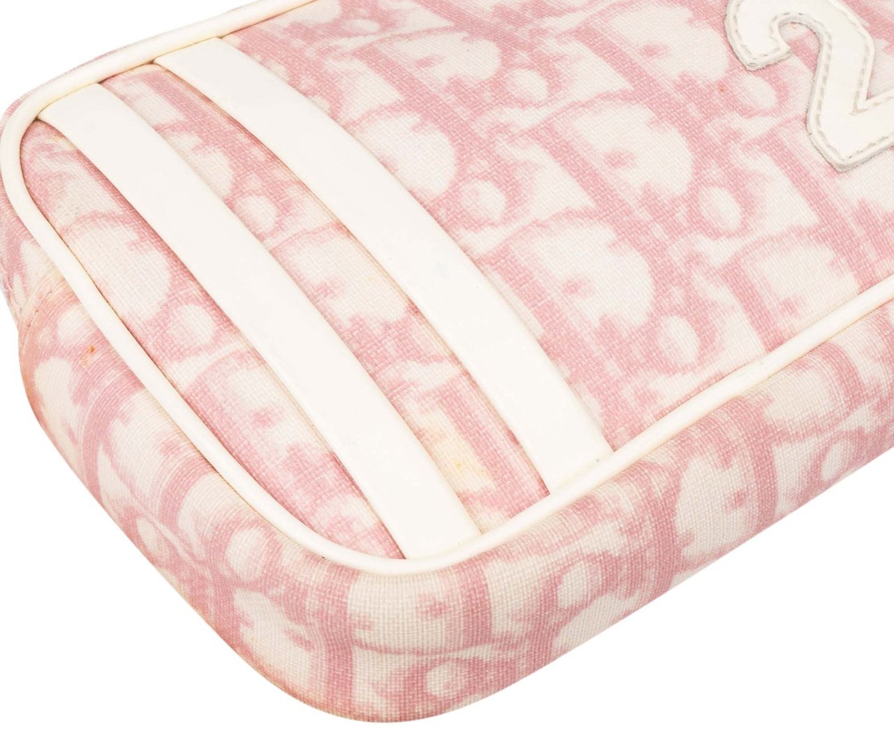 Dior Christian Dior Trotter Monogram No. 2 Pouch Rood