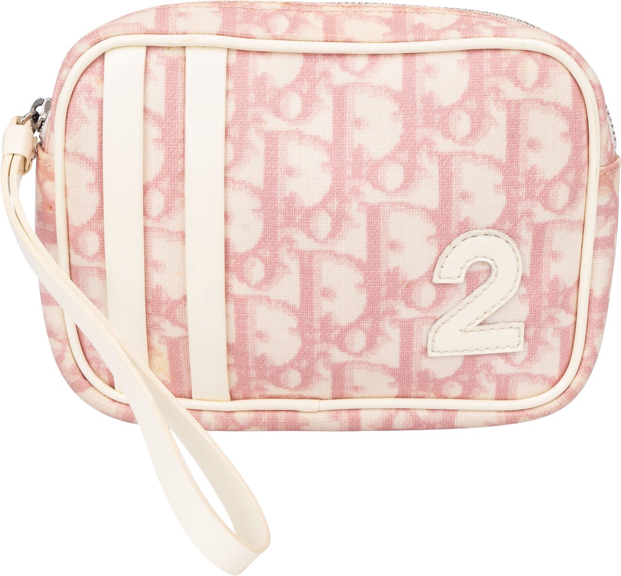 Dior Christian Dior Trotter Monogram No. 2 Pouch Rood