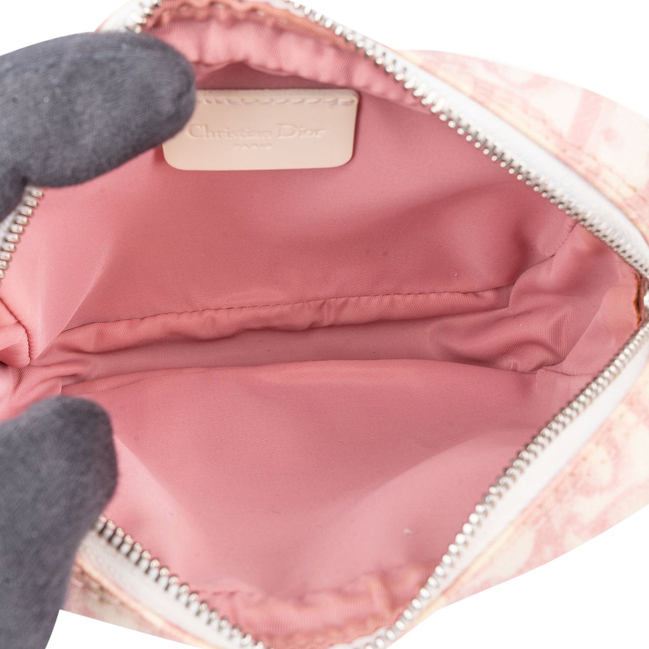 Dior Christian Dior Trotter Monogram No. 2 Pouch Rood